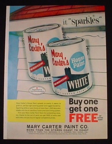 An add for the Mossad/CIA/Permindex front Mary Carter Paint Company.