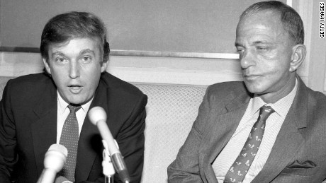 Donald Trump and Roy Cohn.