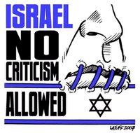 No criticism of Israel allowed
