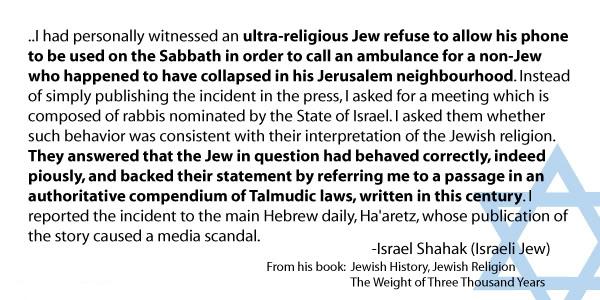 Israel Shahak quote