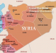 Kartta 1: Syyrian etniset ja uskonnolliset osa-alueet