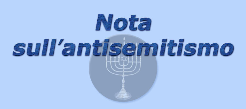 titolo nota sull'antisemitismo