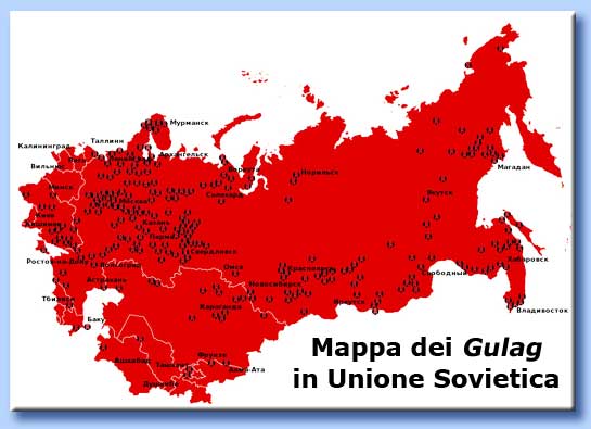 mappa gulag urss